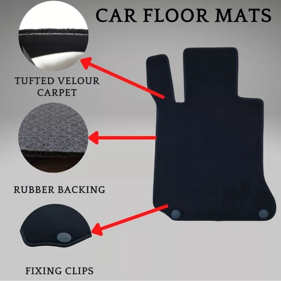 ✨Genuine VW Volkswagen Tiguan Floor Mats✨ ~Set of 4 *NEW* ✨ 5N1.863.011 B EUN - Picture 3 of 8